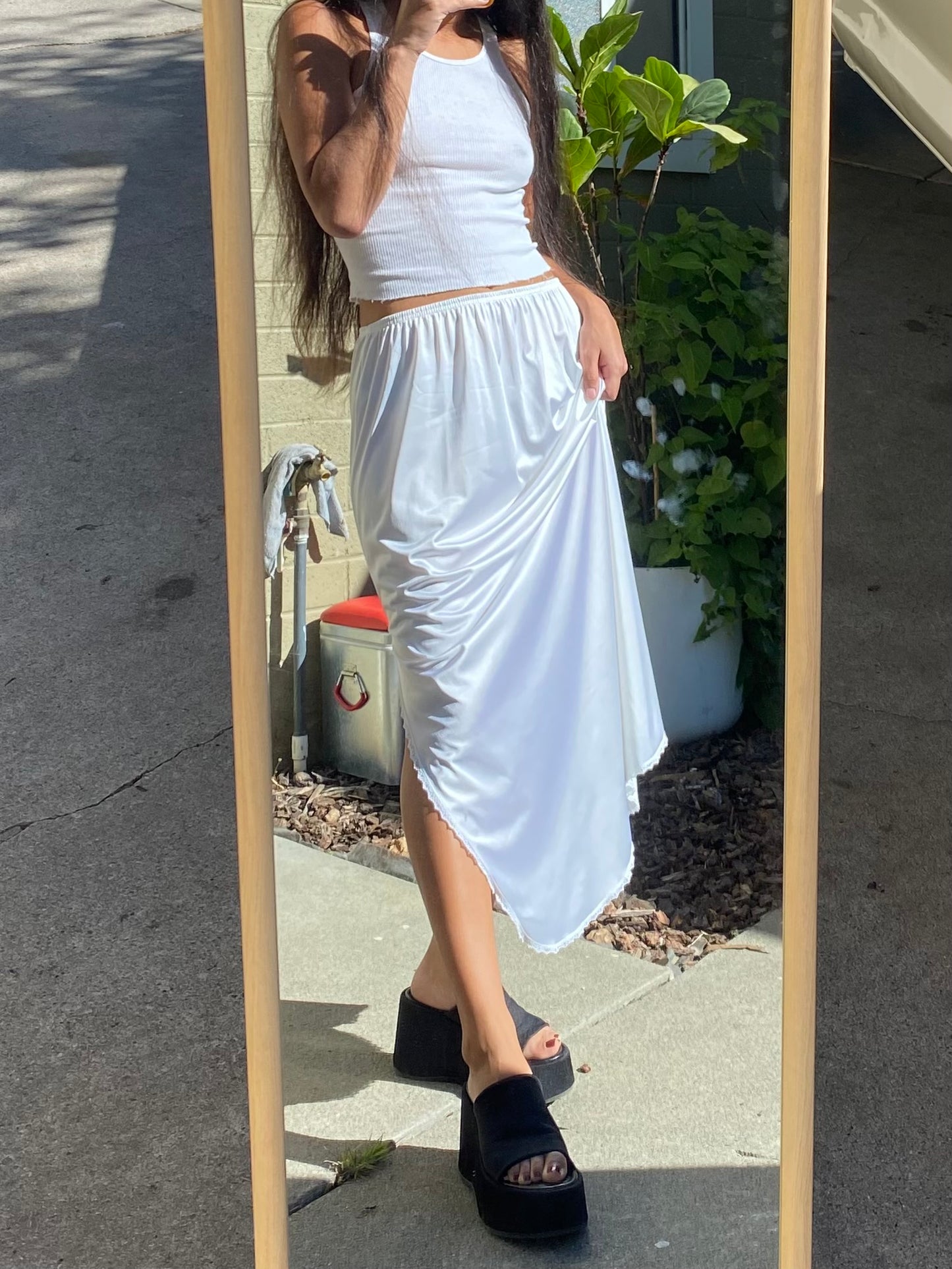 Slip Skirt (White)
