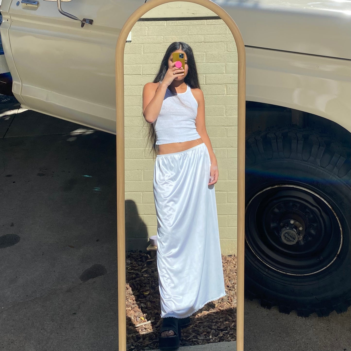 Slip Skirt (White)