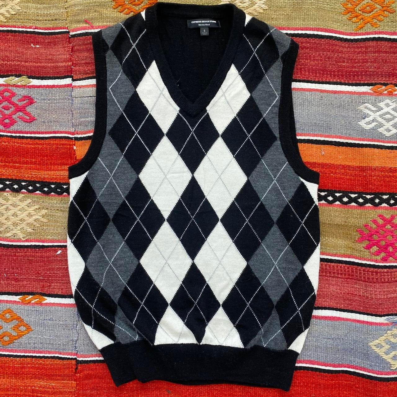 Argyle Pullover Vest