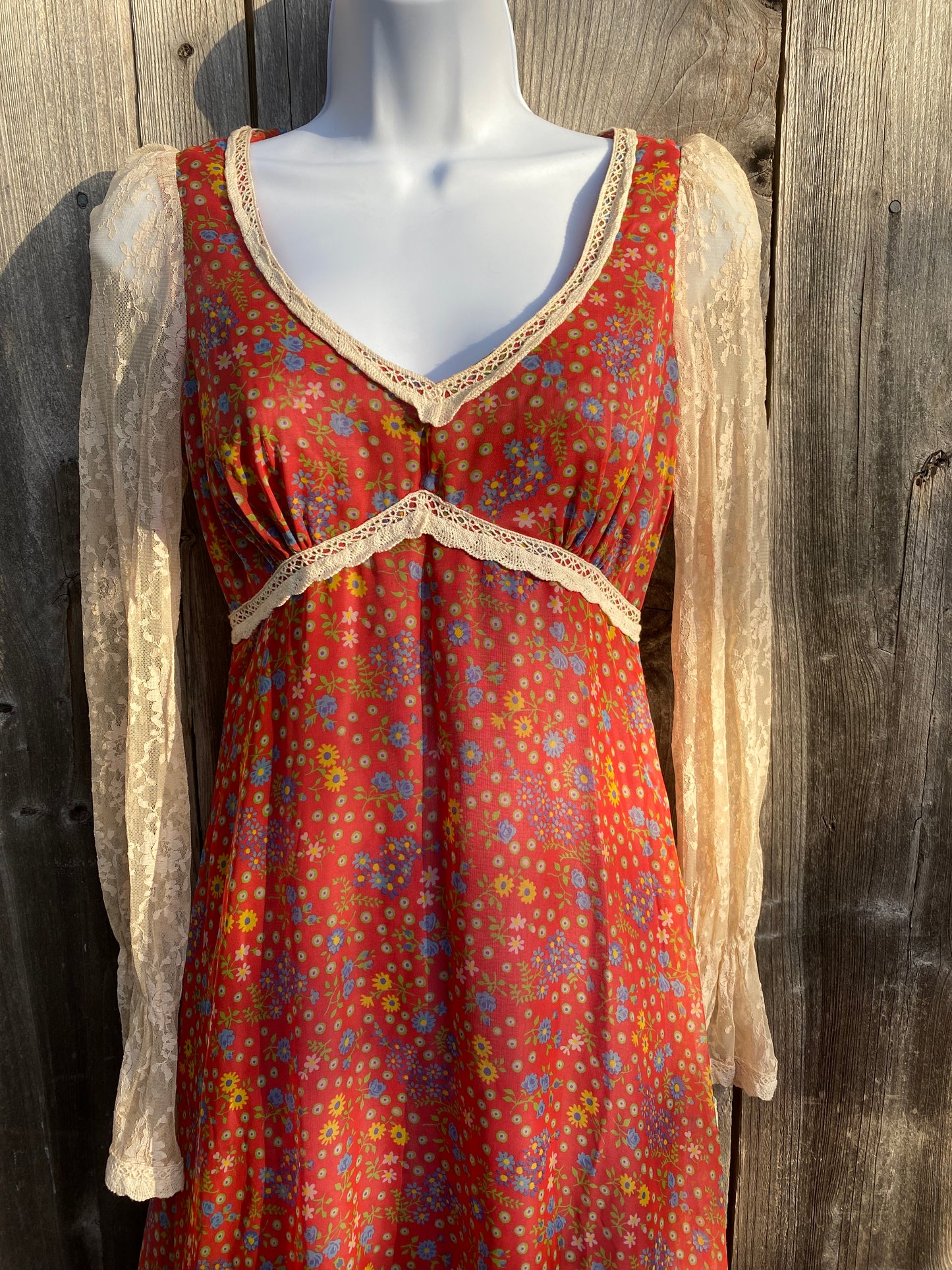 A) 70s Prairie Dress