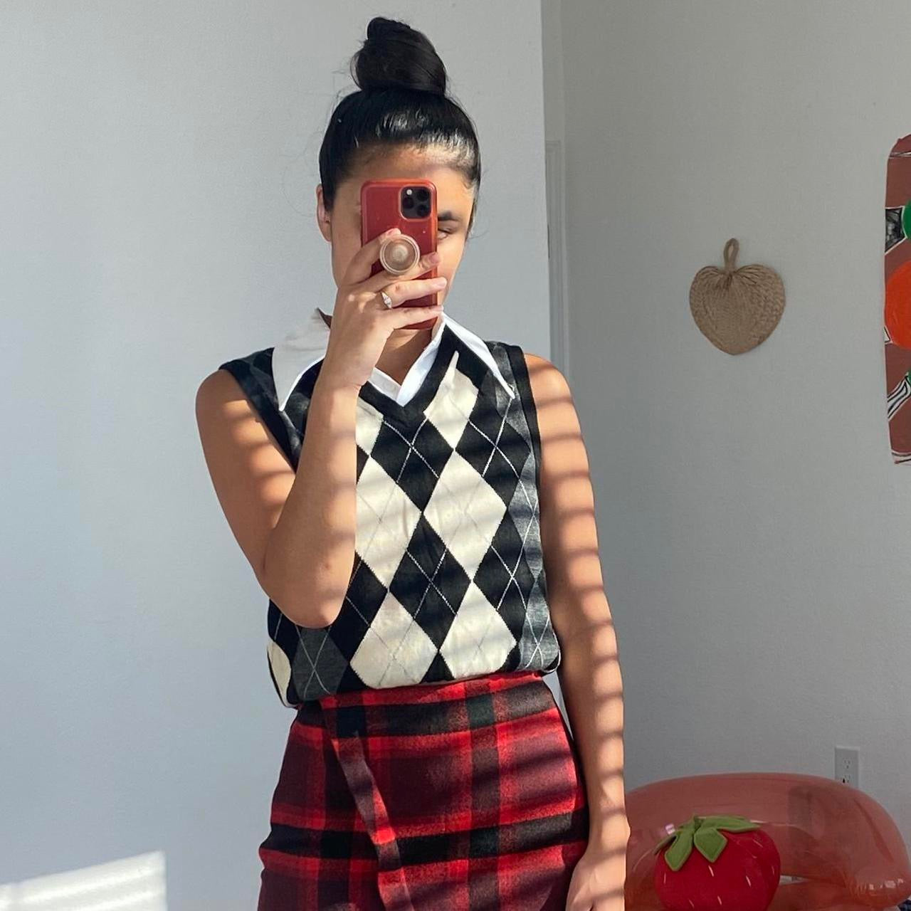 Argyle Pullover Vest