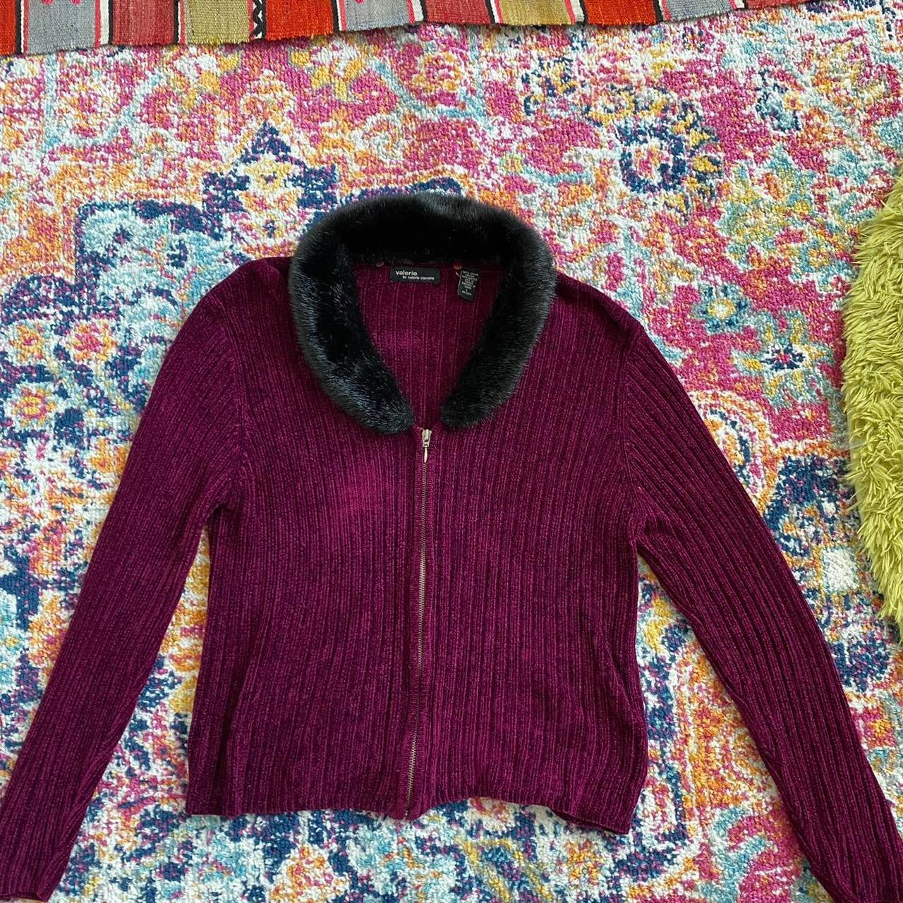 Deep Maroon Cardigan