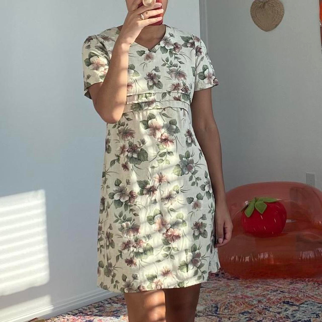 Floral Grunge Dress