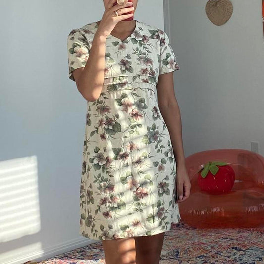 Floral Grunge Dress