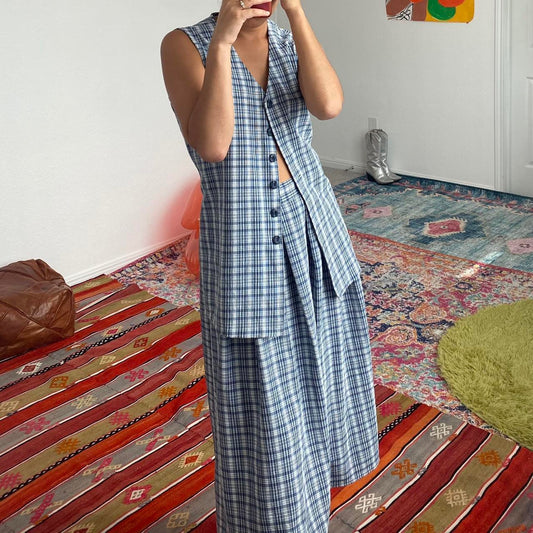 Vintage Plaid Set